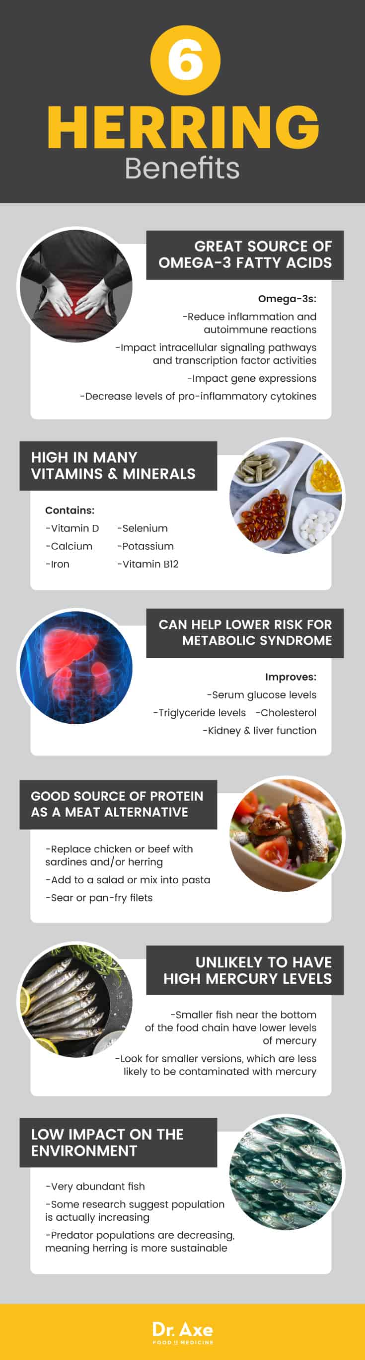 Herring benefits - Dr. Axe