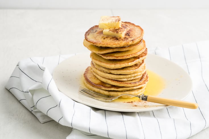 Keto Pancakes with Almond Flour and Cream Cheese - Dr. Axe