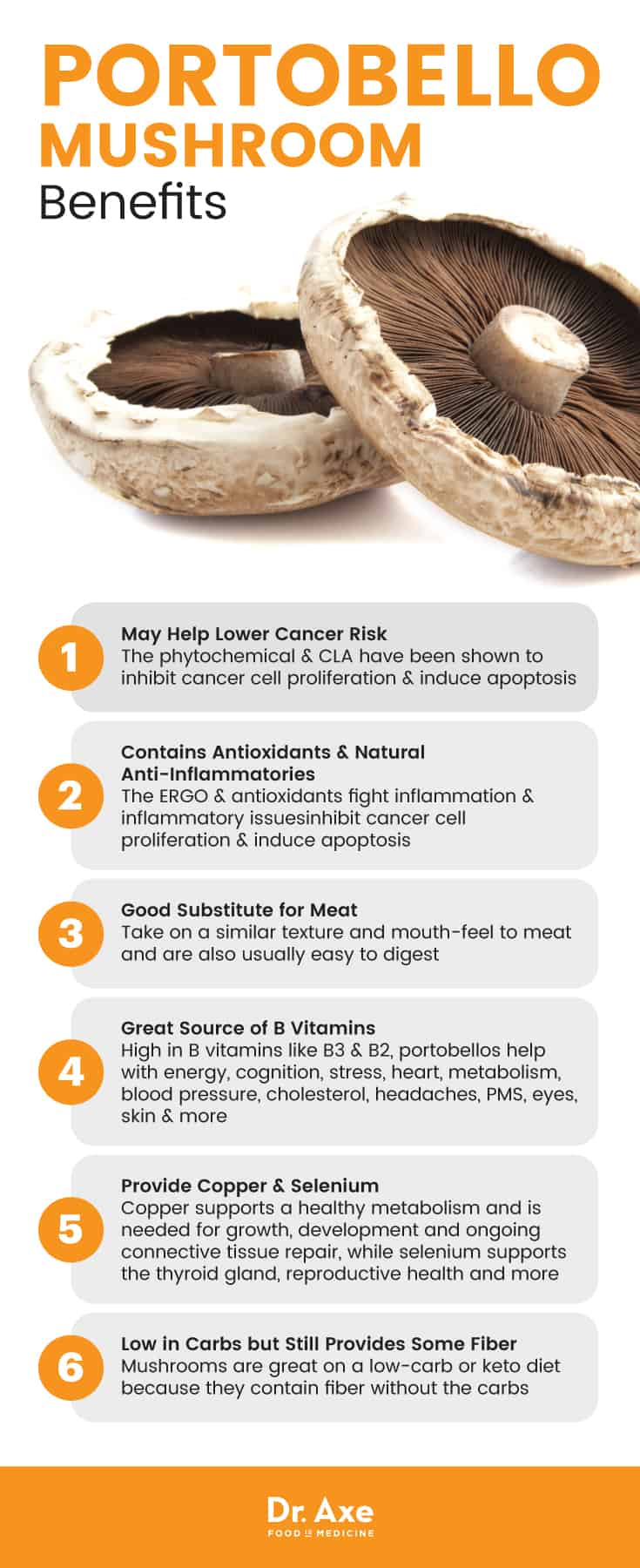 Portobello Mushroom Benefits for Cancer, Inflammation ...