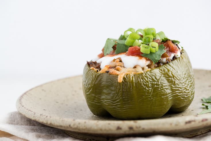 Stuffed bell peppers recipe - Dr. Axe