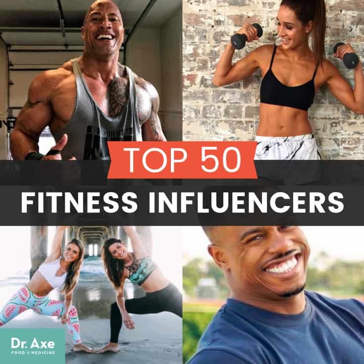 Top 50 fitness influencers - Dr. Axe