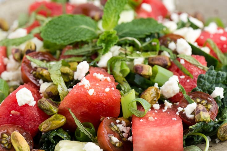 Watermelon feta salad recipe - Dr. Axe