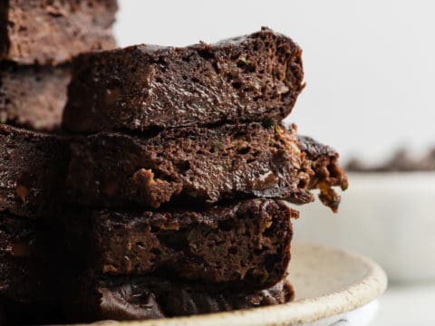 Paleo Zucchini Brownies with Dark Chocolate Chips - Dr. Axe