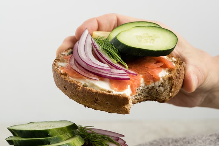 Bagel with lox recipe - Dr. Axe