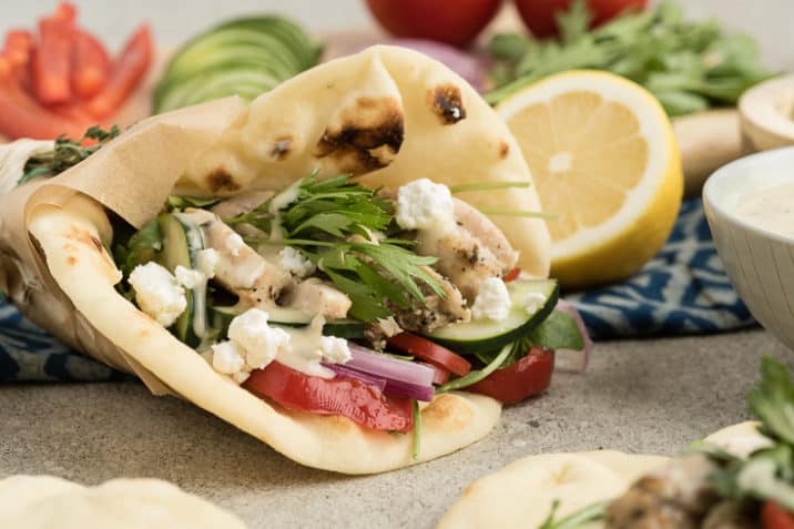 Greek Chicken Souvlaki Recipe (on Gluten-Free Pita Bread!) - Dr. Axe