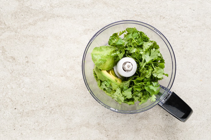 Cilantro lime dressing step 1 - Dr. Axe