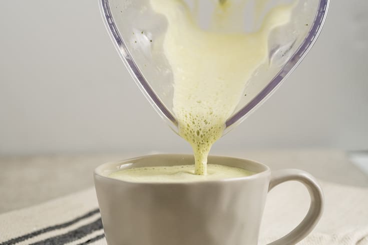 Green tea latte step 7 - Dr. Axe