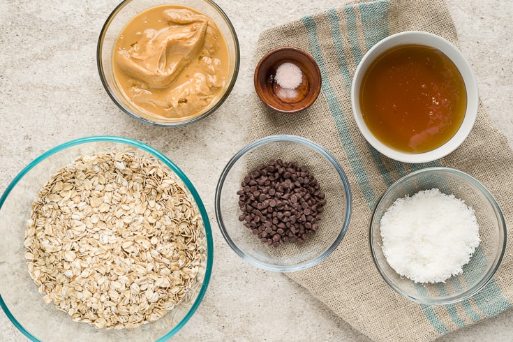 Homemade granola bars ingredients - Dr. Axe