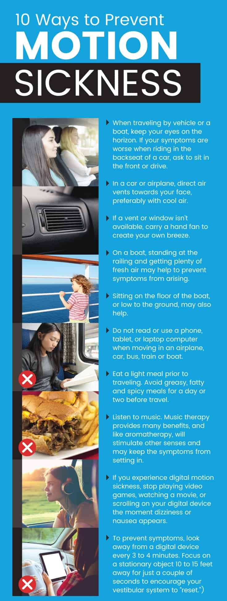 Motion sickness prevention - Dr. Axe