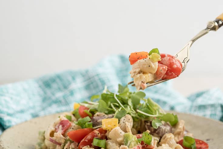 Tuna pasta salad recipe - Dr. Axe
