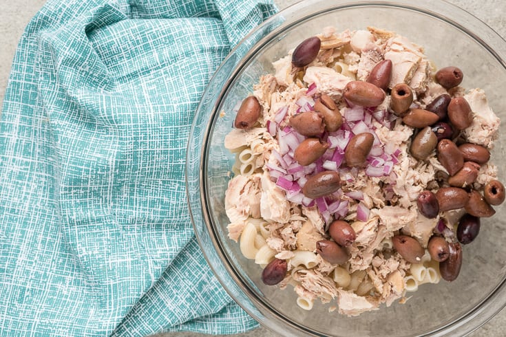 Tuna pasta salad step 3 - Dr. Axe
