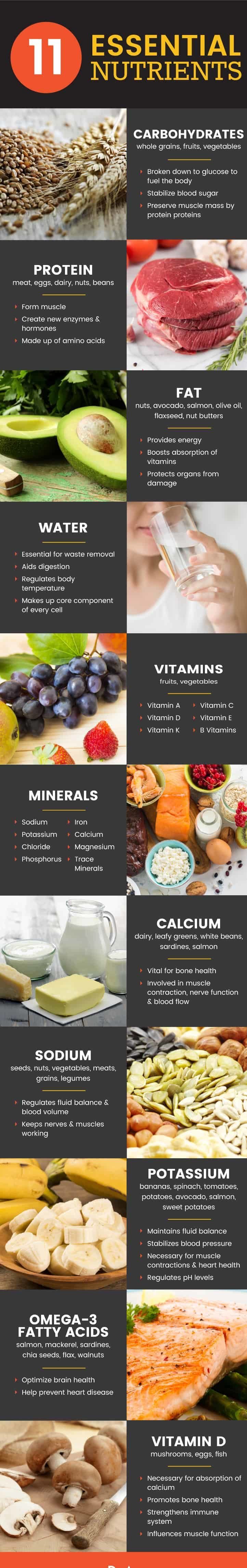 11 Essential Nutrients Your Body Needs Now - Dr. Axe