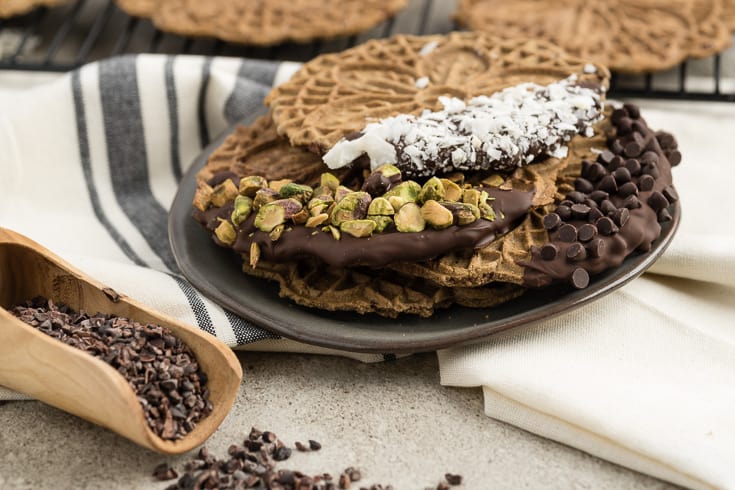 Chocolate pizzelle recipe - Dr. Axe