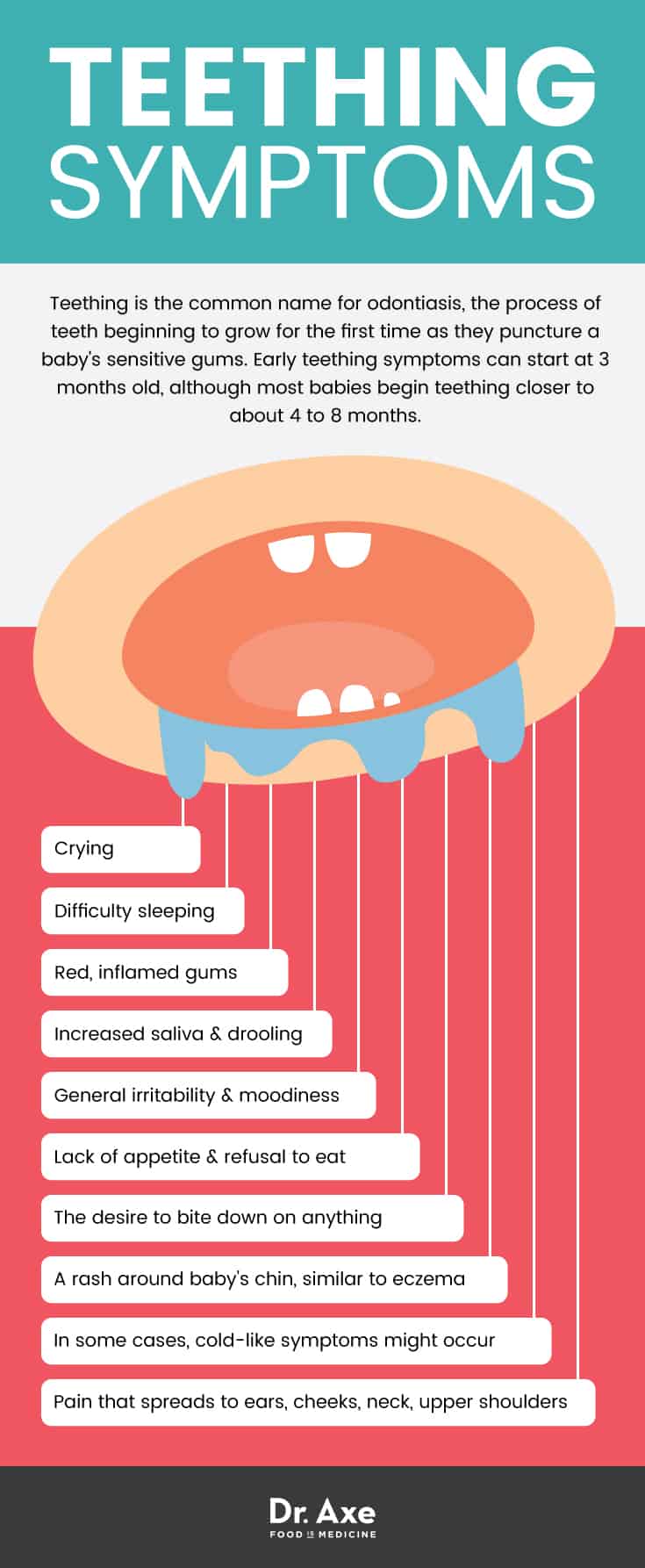 Baby runny best sale nose teething