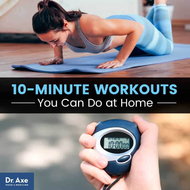 At-home 10-minute workouts - Dr. Axe