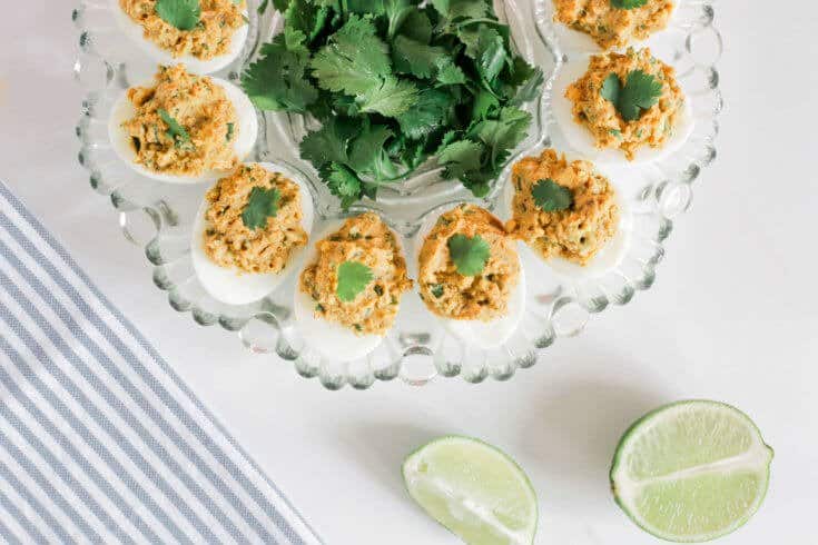 Avocado deviled eggs - Dr. Axe