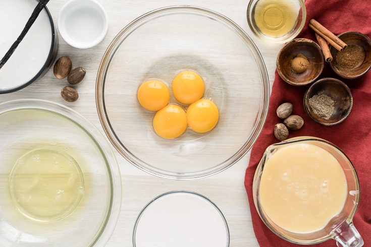 Eggnog recipe ingredients - Dr. Axe