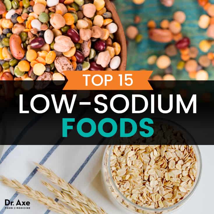 Low sodium foods - Dr. Axe