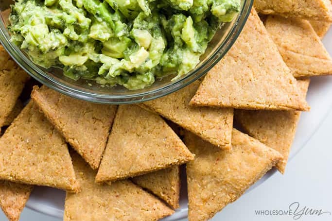 Low-carb tortilla chips