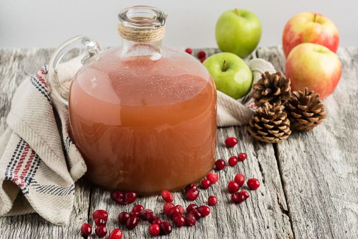 cranberry and apple cider vinegar