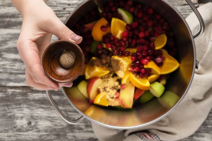 Cranberry apple cider step 5 - Dr. Axe