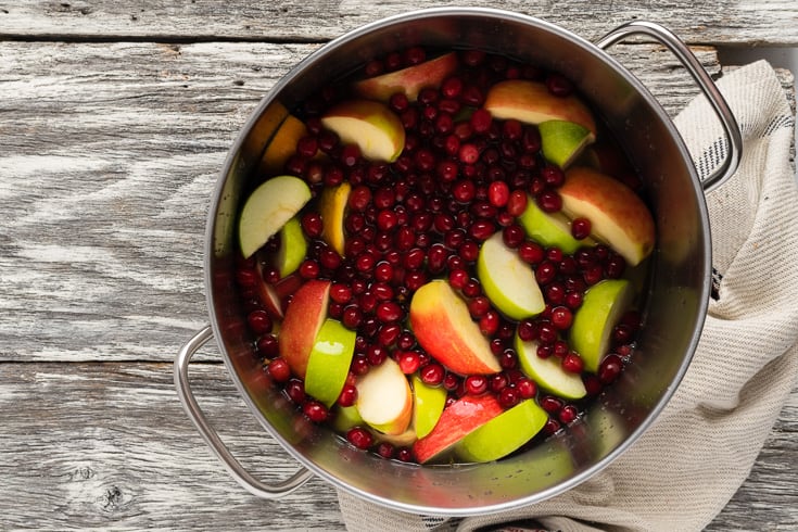 Cranberry apple cider step 4 - Dr. Axe