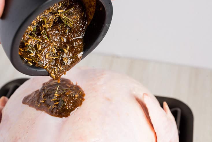 Dry brine turkey step 4 - Dr. Axe