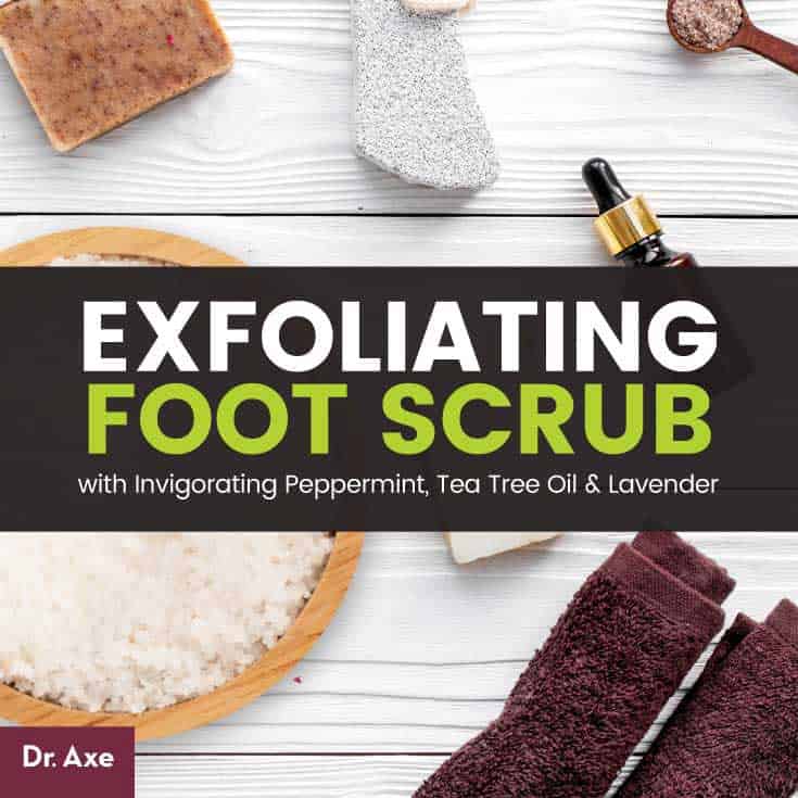 Exfoliating foot scrub - Dr. Axe