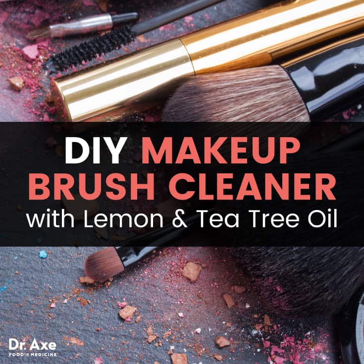How to Clean Makeup Brushes - Recipes with Essential Oils