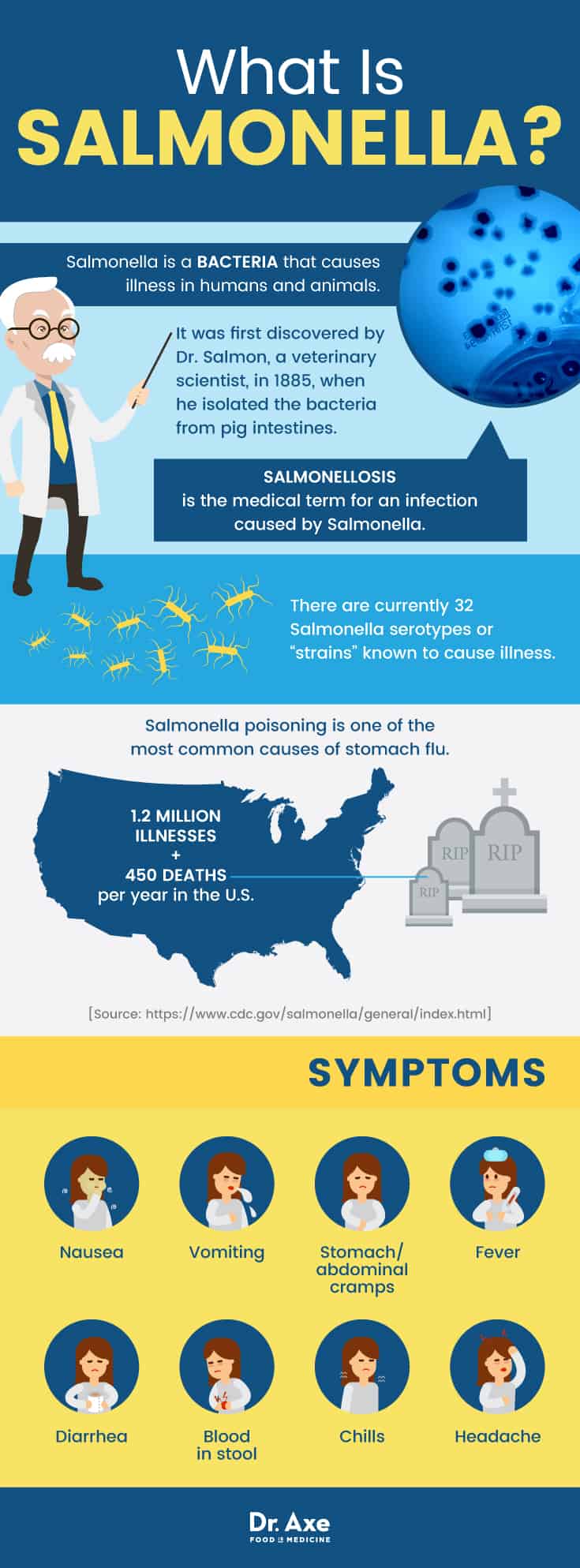 What is salmonella poisoning? - Dr. Axe