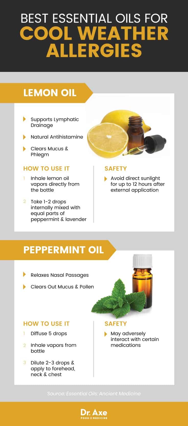 Best essential oils for cold - Dr. Axe