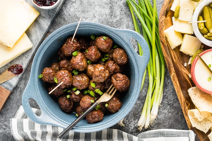 Grape jelly meatballs slow cooker recipe - Dr. Axe