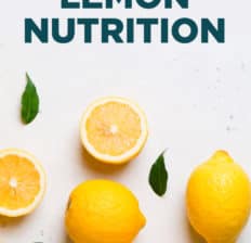 Lemon nutrition - Dr. Axe