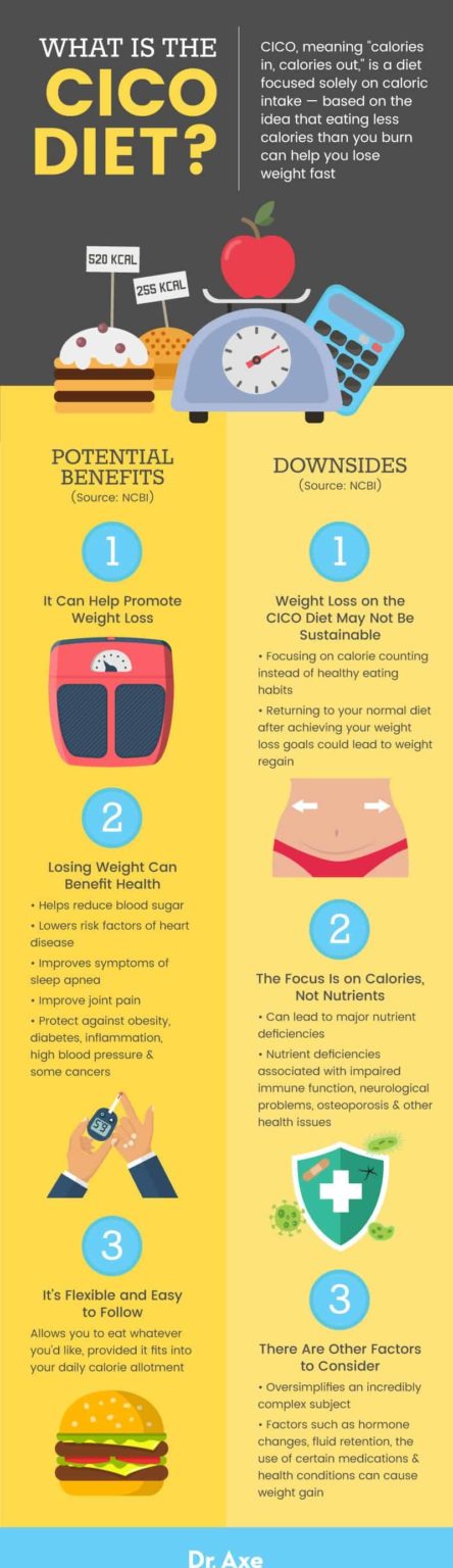 CICO Diet Plan and How to Count Calories Dr Axe