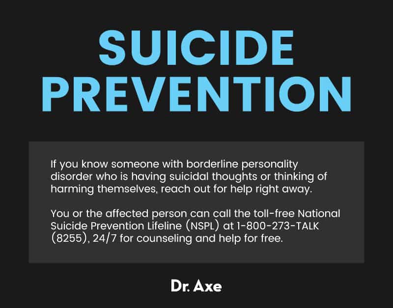 Understanding borderline personality disorder: suicide prevention - Dr. Axe
