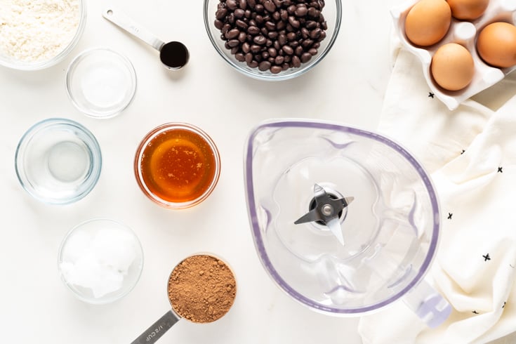 Black bean brownies step 1 - Dr. Axe