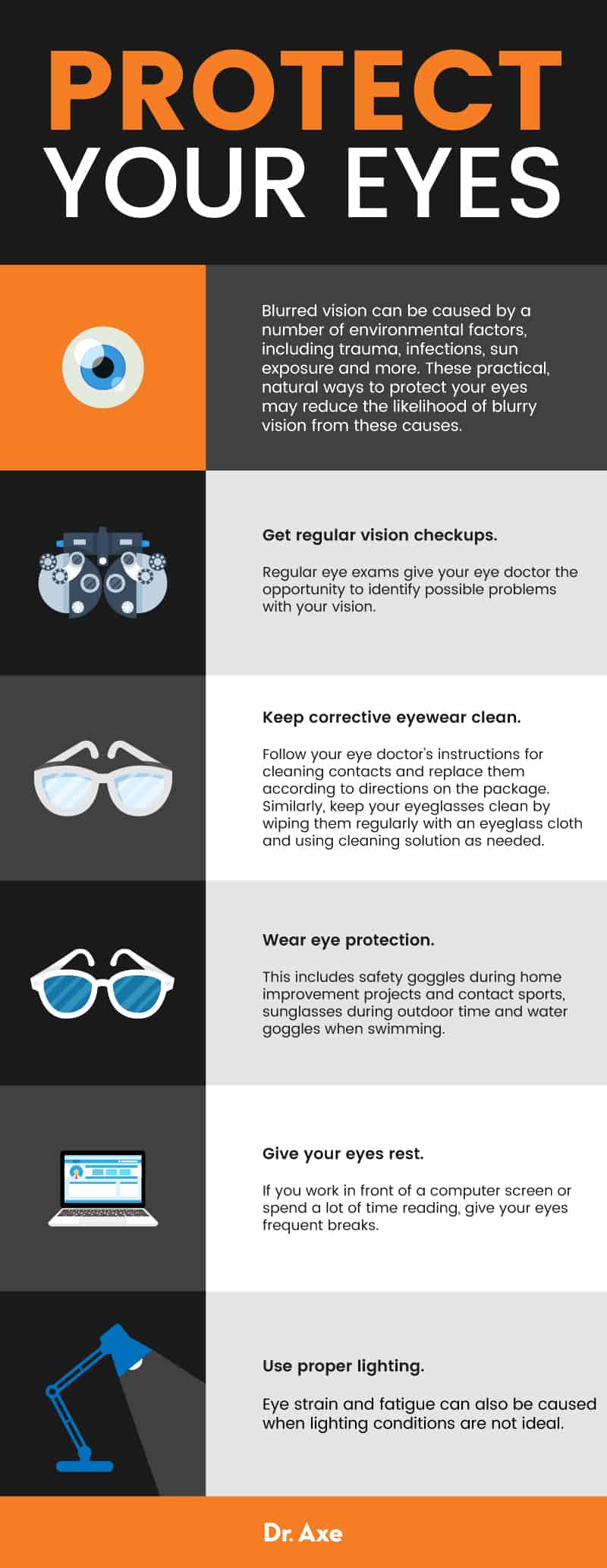 Blurry vision: protect your eyes