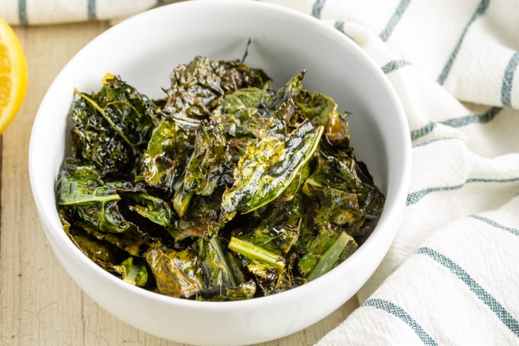 Crispy Baked Kale Chips {Base Recipe!} - FeelGoodFoodie