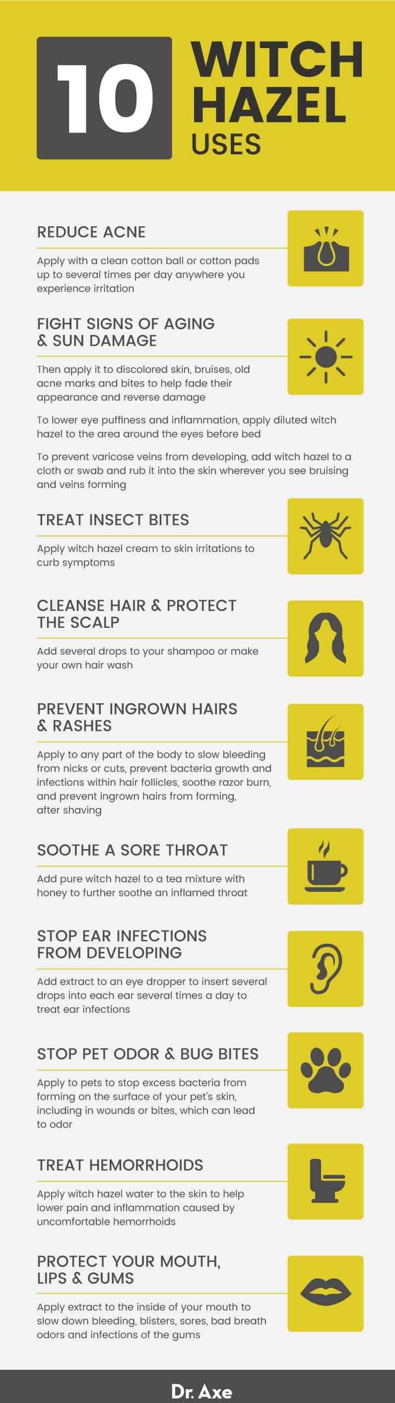 Witch hazel uses - Dr. Axe