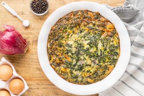 Crustless Spinach Quiche Recipe - Dr. Axe