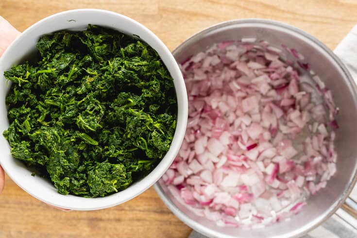 Crustless spinach quiche step 4 - Dr. Axe