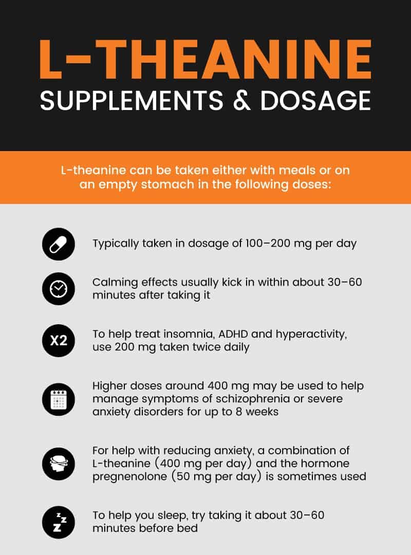 L-theanine supplements and dosage - Dr. Axe