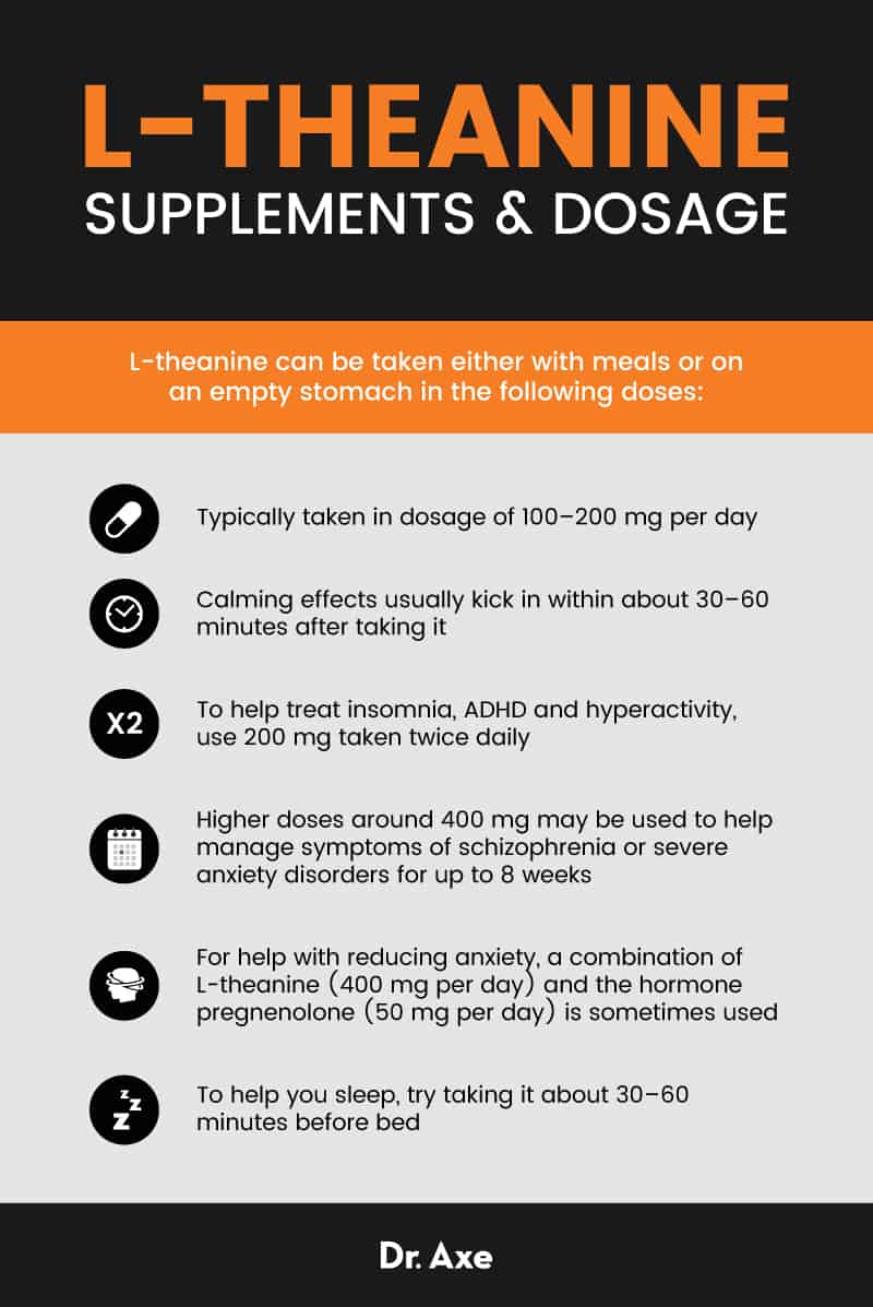 L-theanine supplements and dosage - Dr. Axe