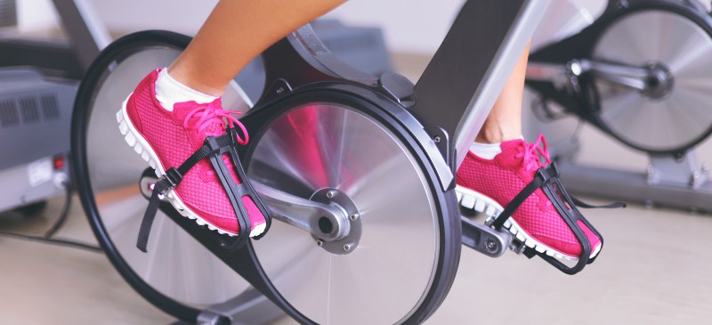 Indoor spinning online class