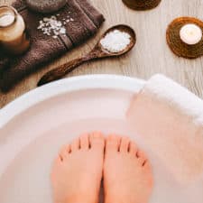 Stress Relieving Magnesium Foot Soak Recipe