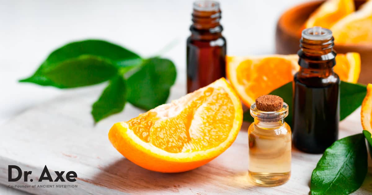 Citrus oil for promoting healthy digestion