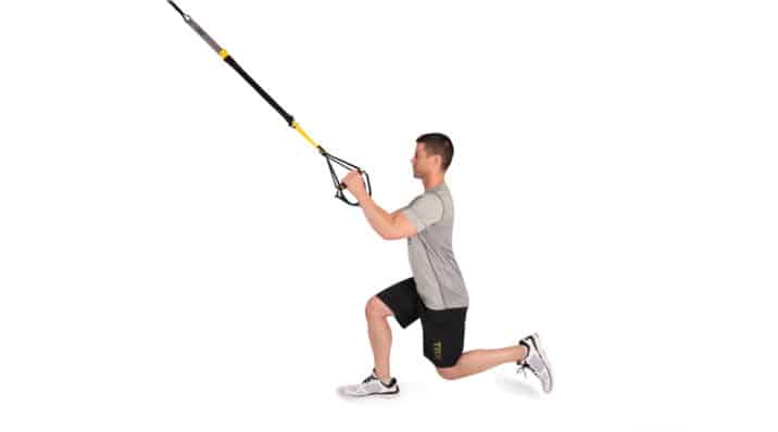 TRX exercise stepback lunge - Dr. Axe