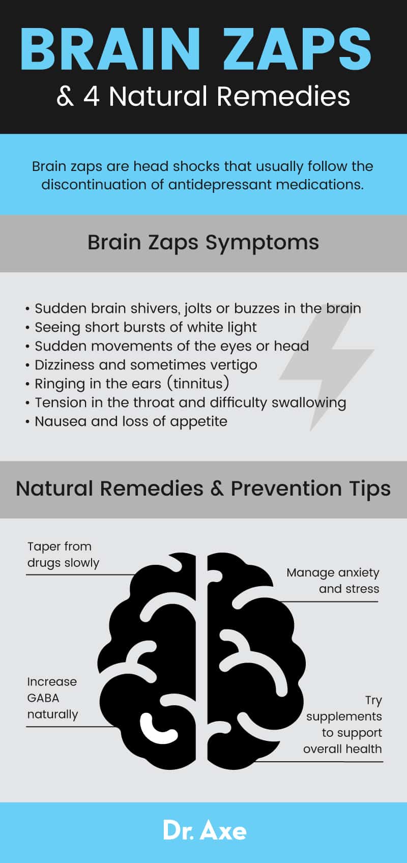 Brain zaps + 4 brain zaps natural remedies - Dr. Axe