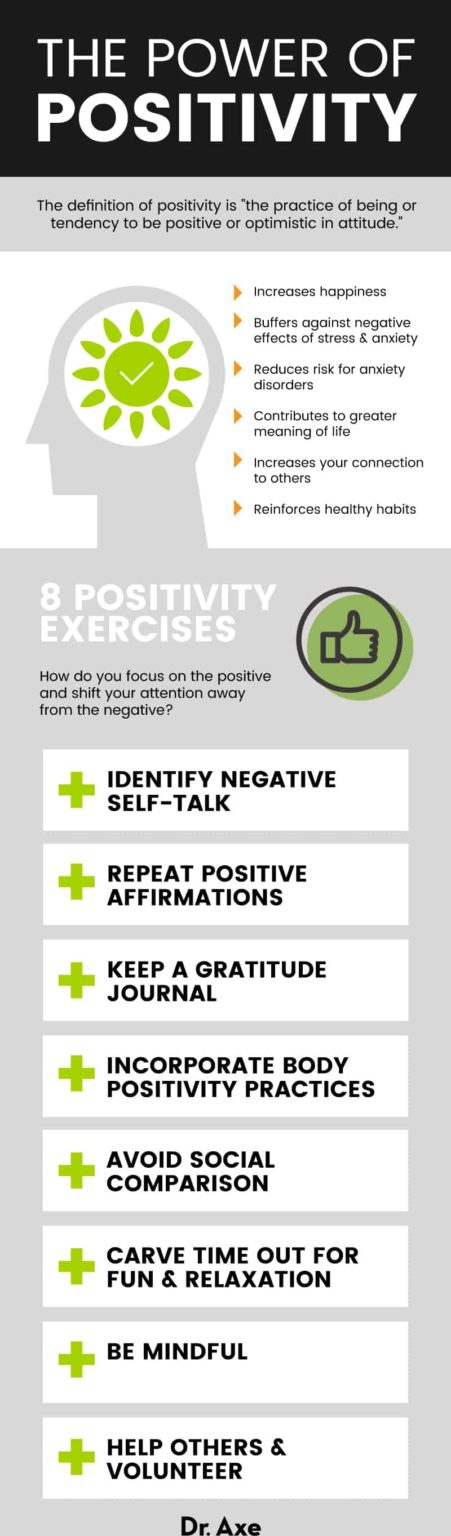 6 Health Benefits of Positivity + Positivity Exercises to Try - Dr. Axe