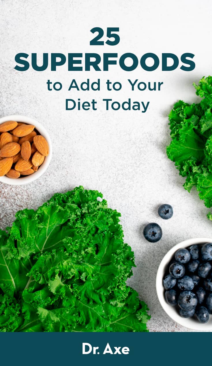 Top 25 Superfoods, Benefits and How to Get Into Your Diet - Dr. Axe